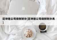 区块链公司级别划分[区块链公司级别划分表]